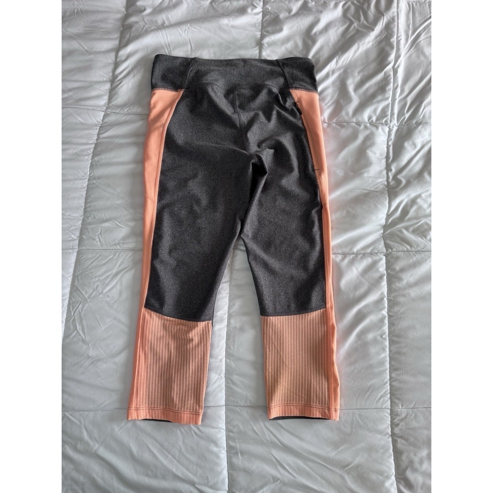 Womens UNDER ARMOUR Compression Crop Leggings Sz Medium Drawstring 20" - Picture 10 of 12